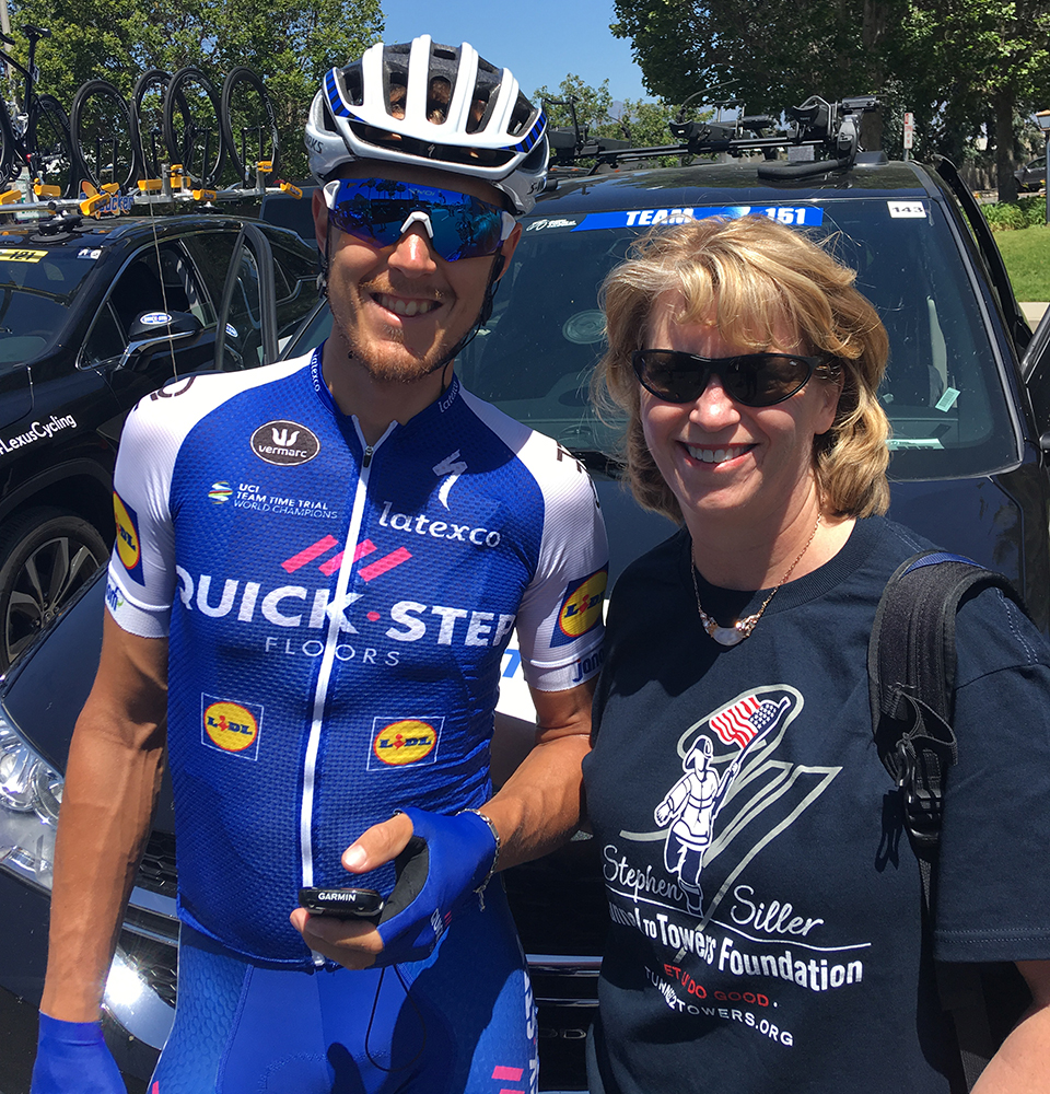 Quick Step Pro Cycling Team and Julie Kerkochian